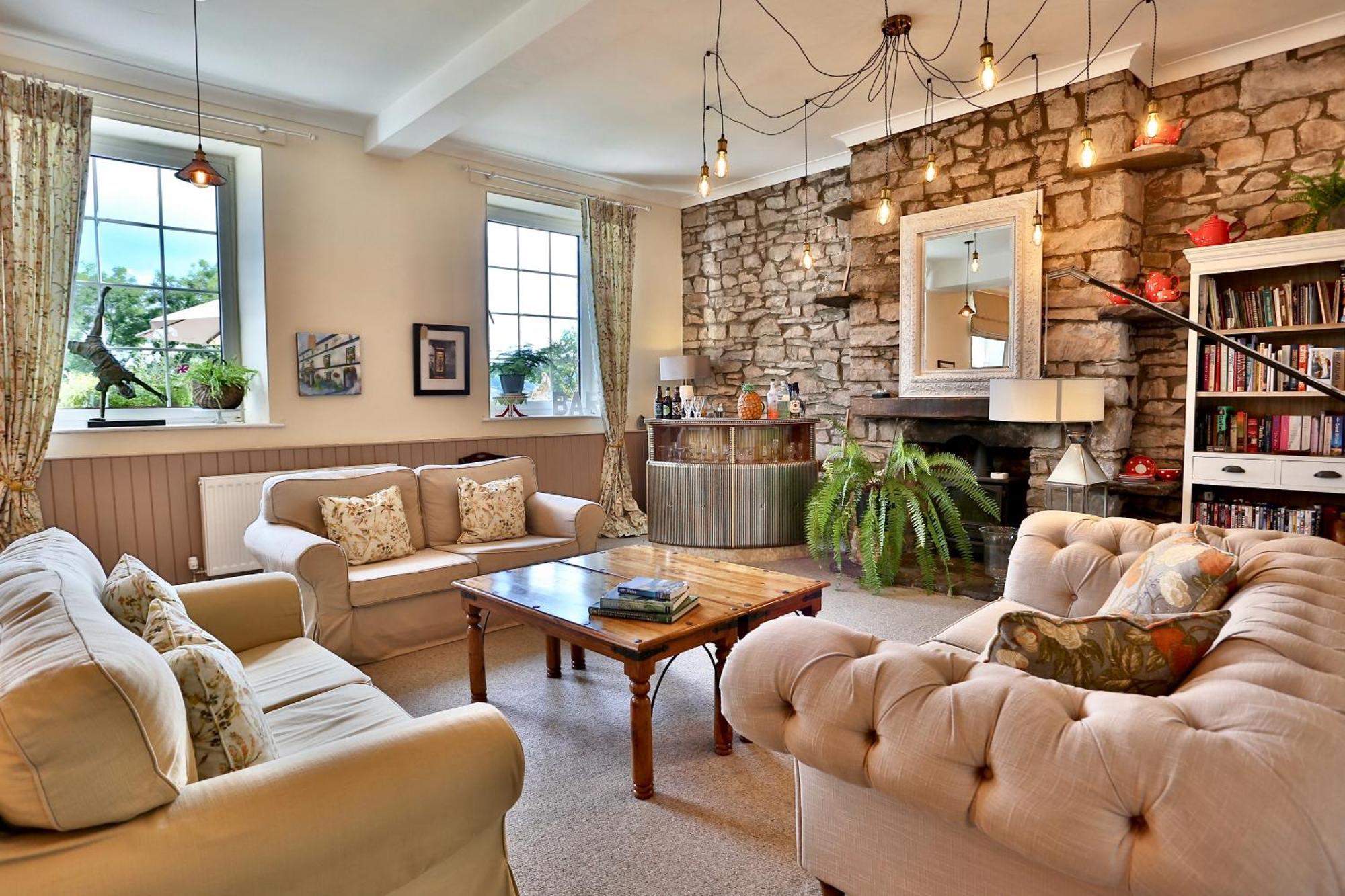 Ty Croeso House Villa Llangattock Exteriör bild