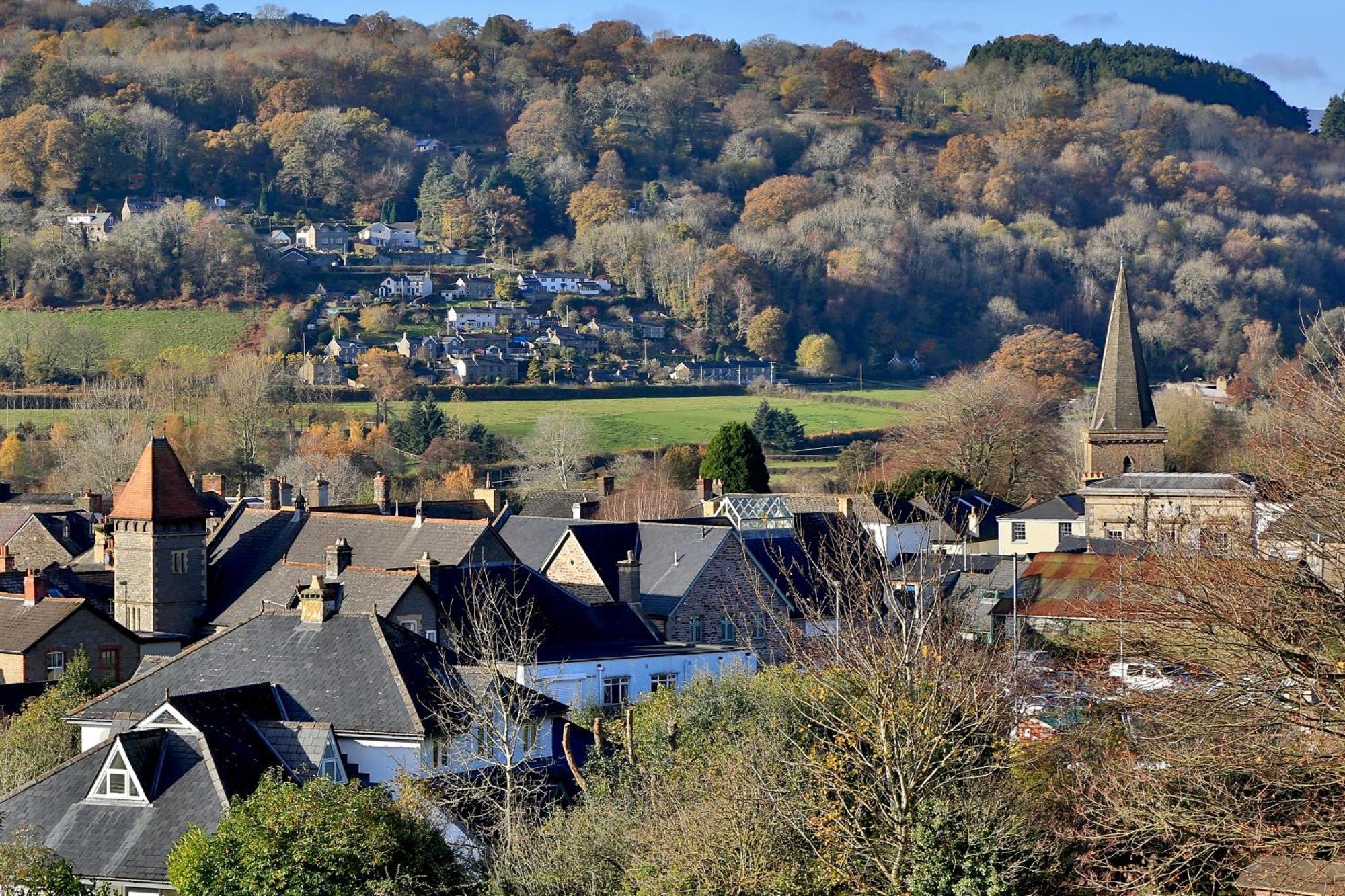 Ty Croeso House Villa Llangattock Exteriör bild